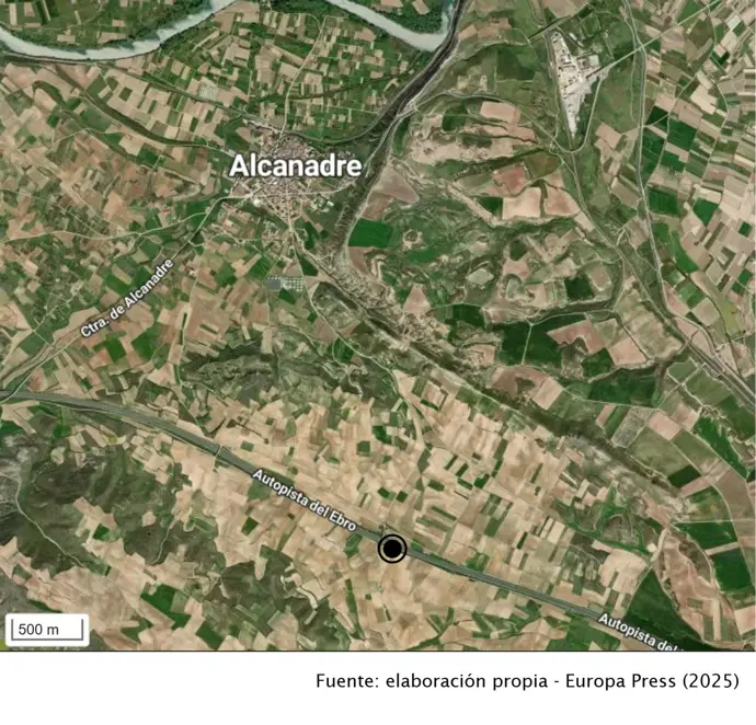 Una mujer fue trasladada al San Pedro tras volcar su coche en la AP-68 ...