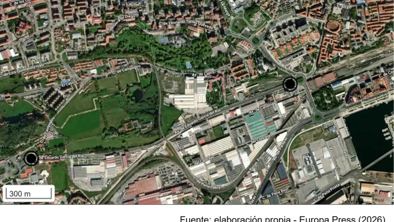 Detenido por causar un incendio de plumeros en Santander que obligó a evacuar a varios vecinos