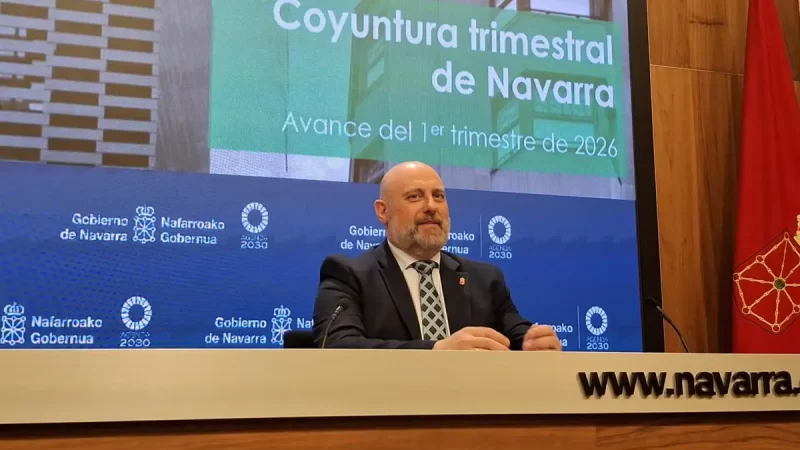 El PIB de Navarra aumenta un 2,1% en el primer trimestre del año en comparación con el año