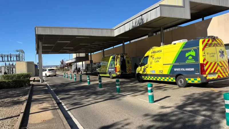 Un hombre resultó lesionado tras una colisión de dos coches en la N-111, en Viguera.