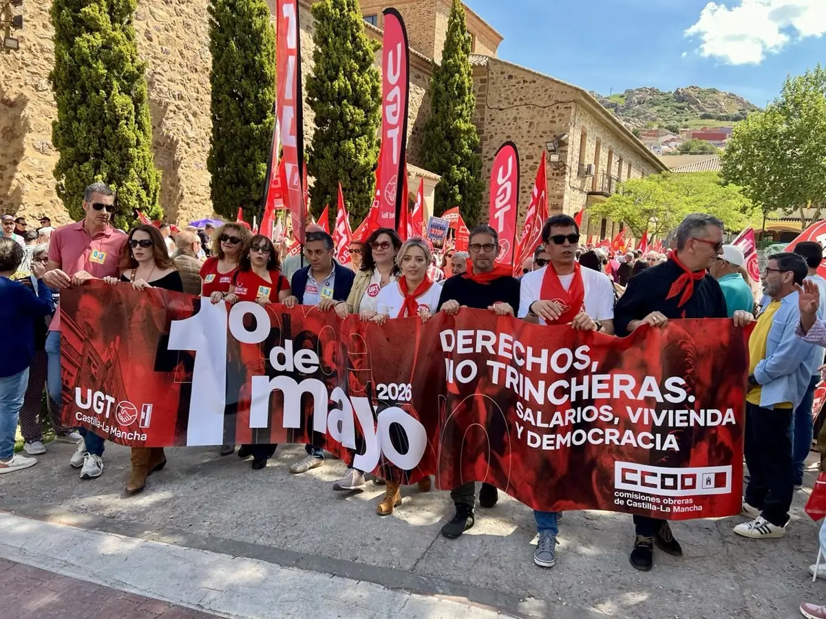 Miles de personas reclaman en C-LM derechos, vivienda y una distribución equitativa de la riqueza