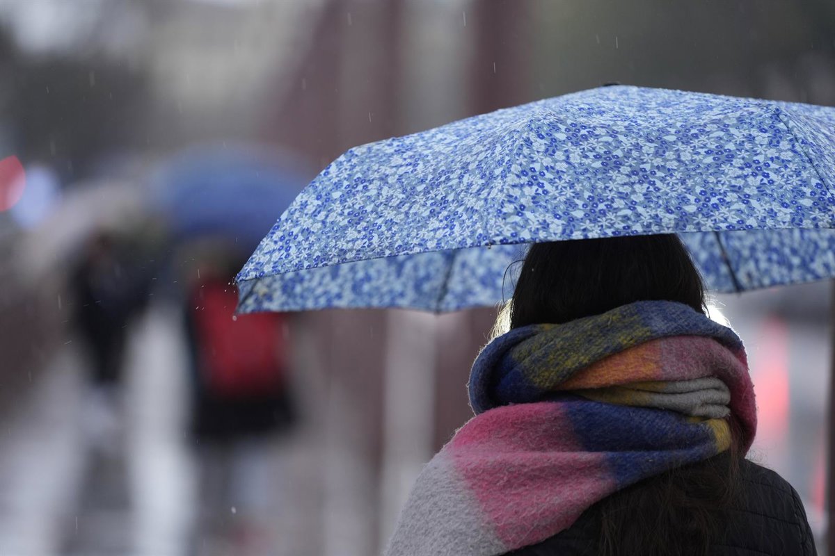 Aviso de lluvias intensas este sábado en gran parte de Navarra