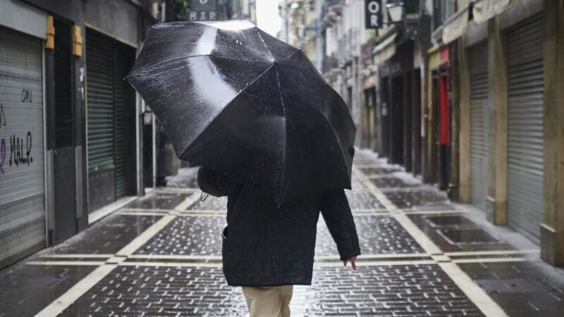 Aviso naranja por precipitaciones intensas y tormentas en la Ribera y el centro de Navarra