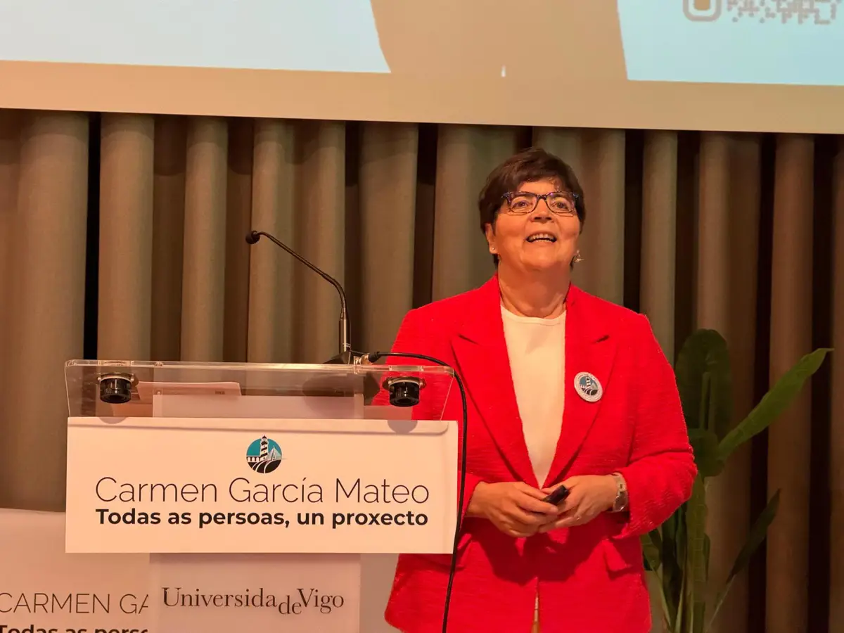 García Mateo buscará más financiación para la UVigo si es electa rectora y propone una