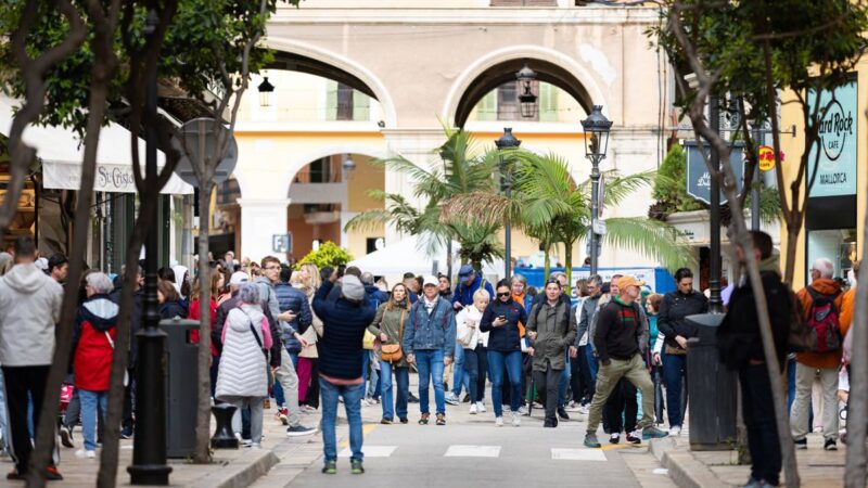 Turismo en Baleares: más de 700.000 visitantes en marzo, un incremento del 9,62% respecto al año